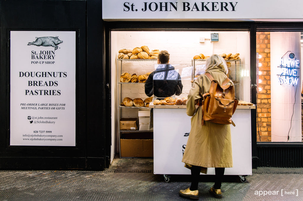RUSH HOUR - St. JOHN Bakery at Old Street Station!
